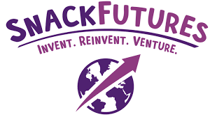 Corporate logo for OI Portal Link: "SnackFutures: Invent. Reinvent. Venture" links to their open innovation portal