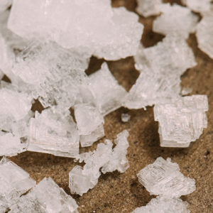 PepsiCo Seeking Solid Form Acetic Acid for Sodium Reduction- Macro Image of sodium crystals