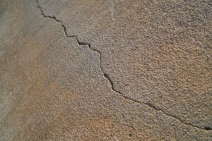 concrete with visible crack